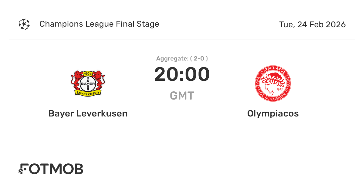 Leverkusen vs Olympiacos: Second Leg Preview & Olympiacos' Uphill Task
